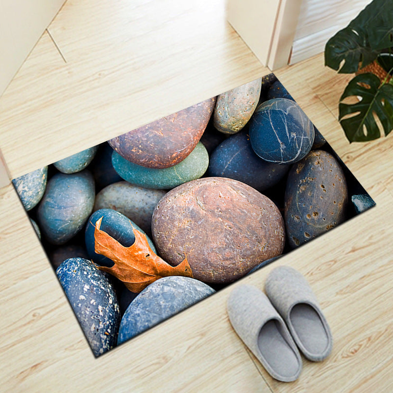 Stone-Inspired Decorative Floor Mat 
Maetiva