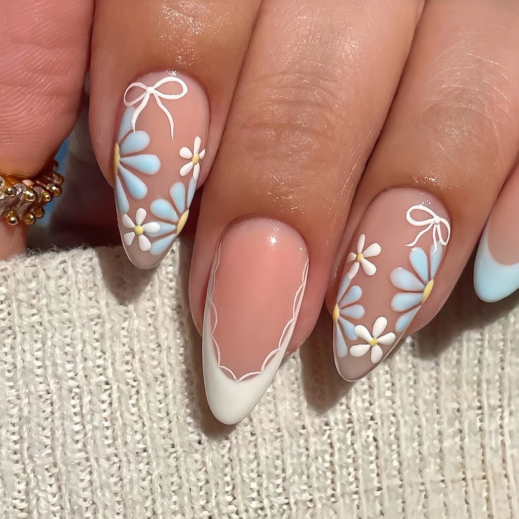 Floral Decorative Press-On Nails 
Maetiva