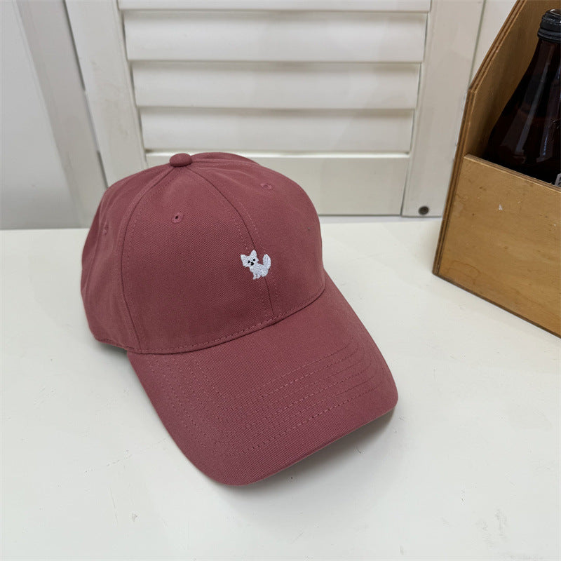 Women's Playful Embroidered Cat Cap 
Maetiva