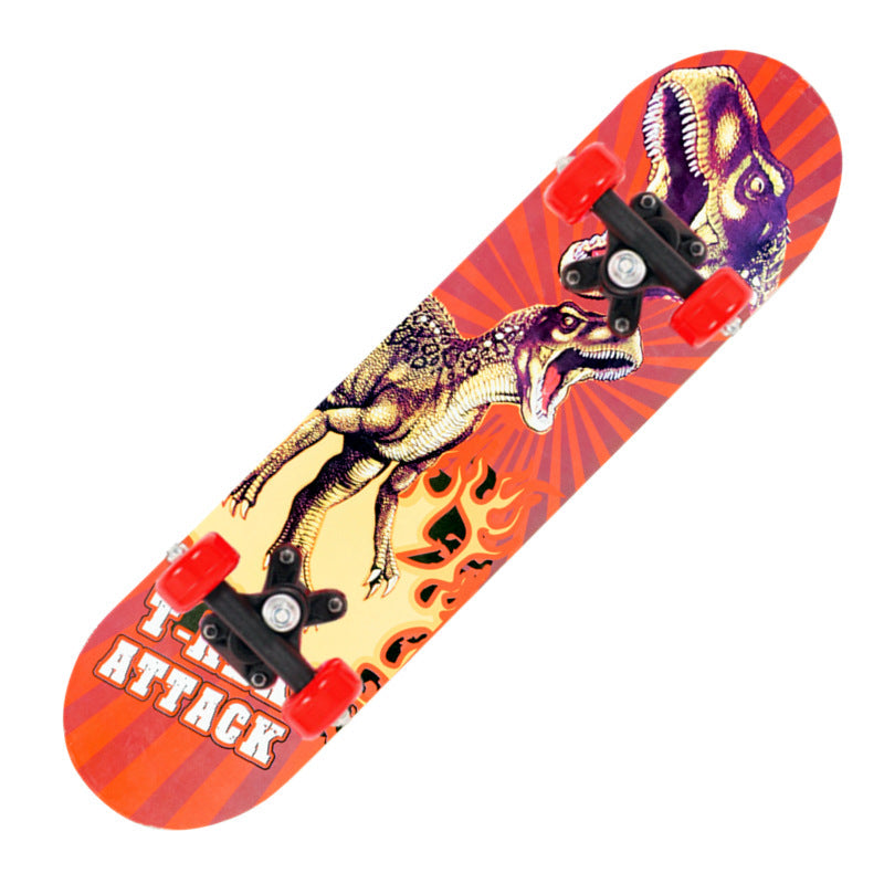 Stunt Skateboard with Anti-Slip Deck and Smooth Wheels