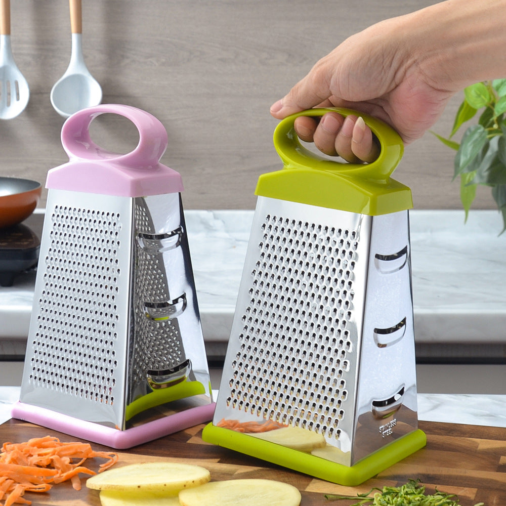 Ergonomic stainless steel cheese and vegetable slicer 
Maetiva