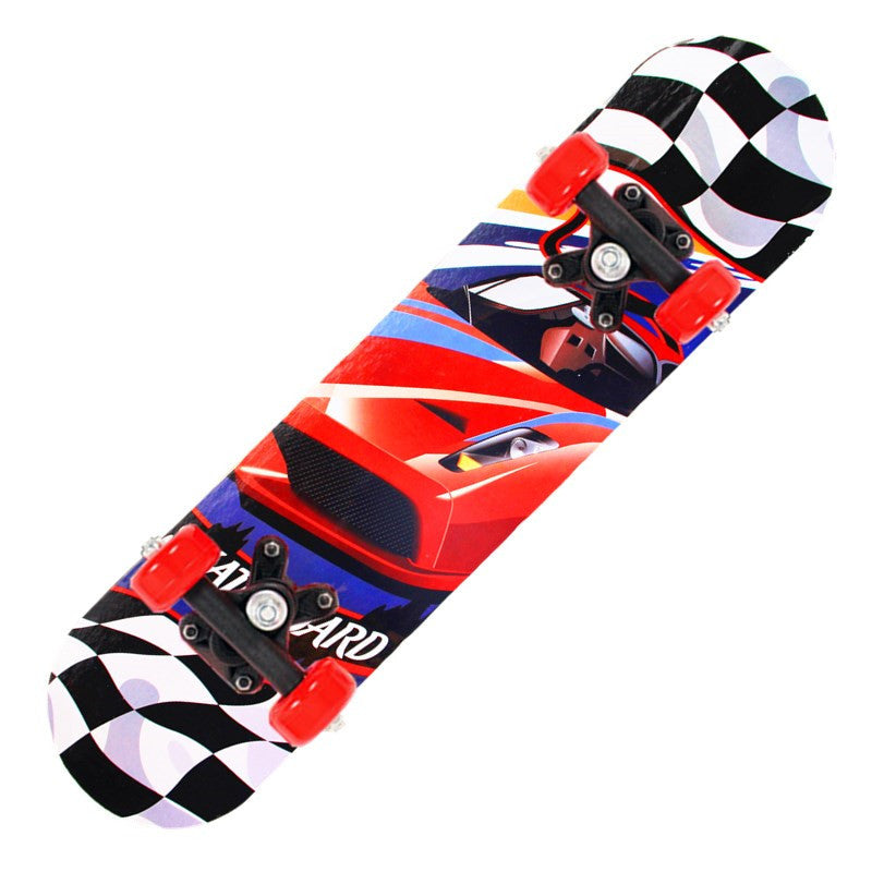 Stunt Skateboard with Anti-Slip Deck and Smooth Wheels