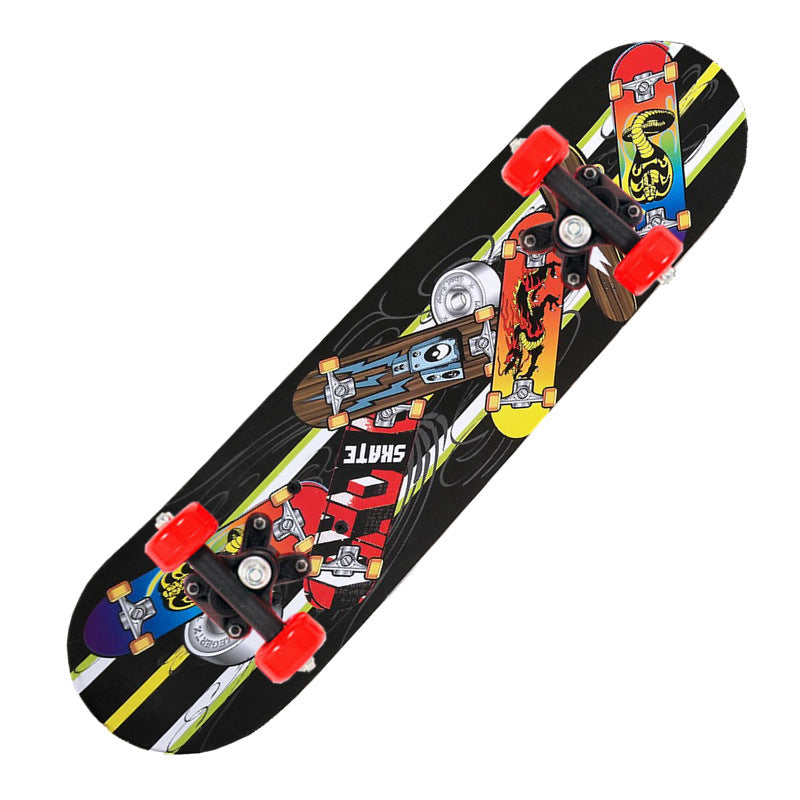 Stunt Skateboard with Anti-Slip Deck and Smooth Wheels