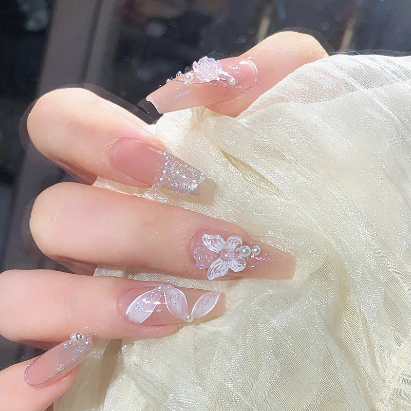 Ombre Glossy Press-On Nail Extensions 
Maetiva