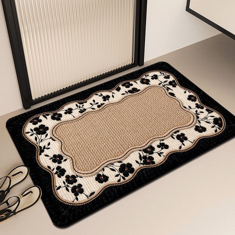 Decorative Butterfly-Themed Bath Mat 
Maetiva