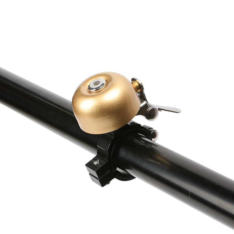 precision engineered bicycle handlebar bell with universal adjustable clamp 
Maetiva