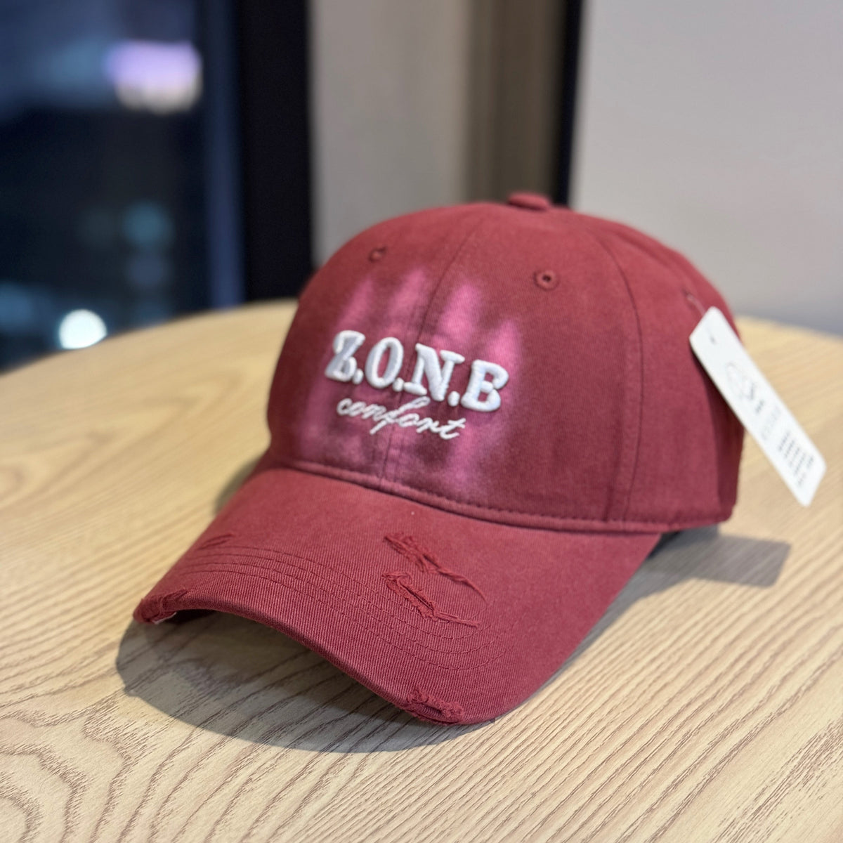 Unisex Distressed Cotton Baseball Cap 
Maetiva