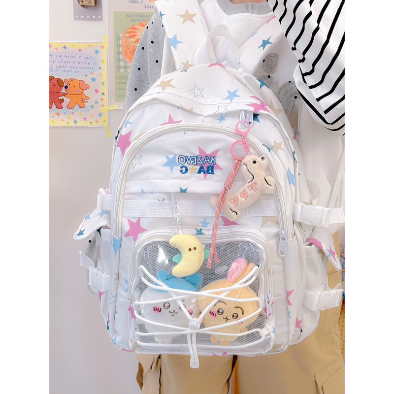 Playful Star-Embellished Backpack 
Maetiva