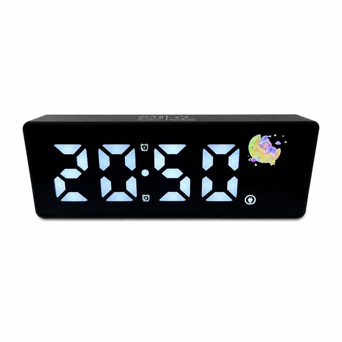 Digital Night Light Alarm Clock with Large LED Display 
Maetiva