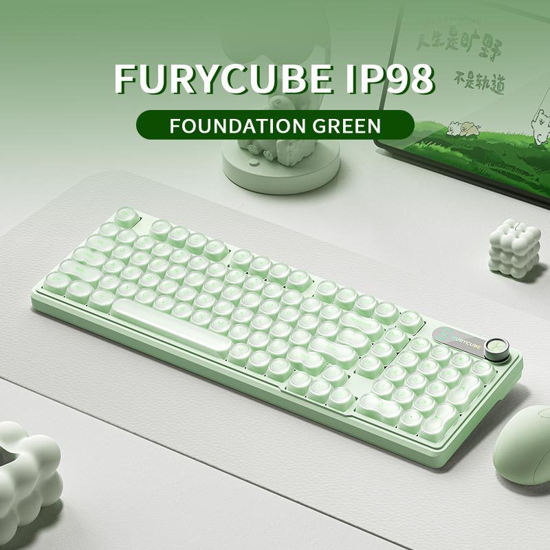 Retro Round-Key Mechanical Keyboard 
Maetiva