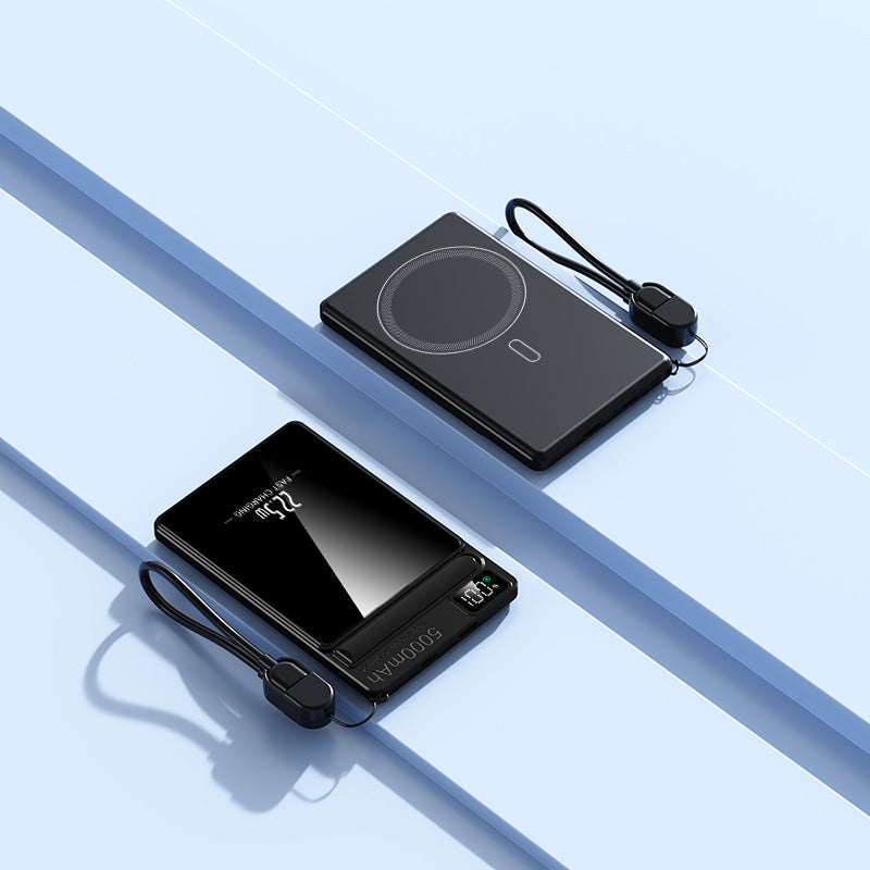 Portable power bank with wireless charging function from 
Maetiva