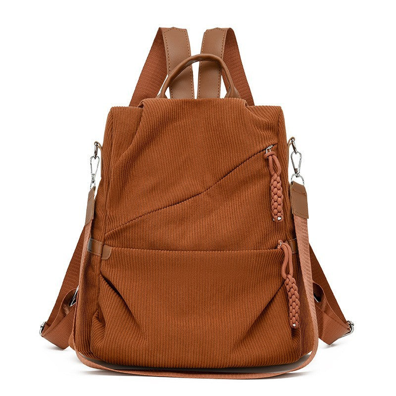 Backpack Made of High-Quality Cord with Spacious Inner Pockets 
Maetiva