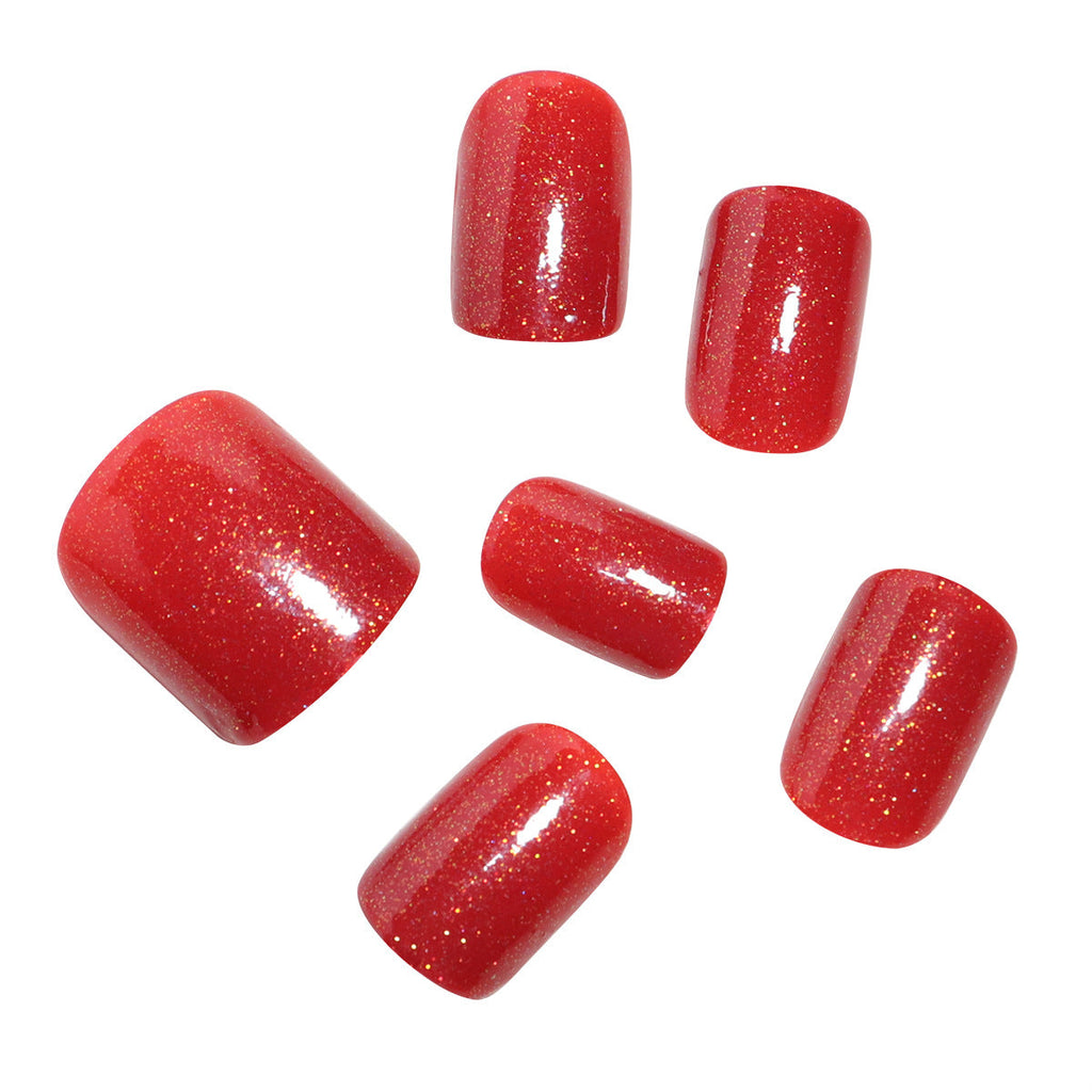 Glittery Press-On Toenail Set 
Maetiva