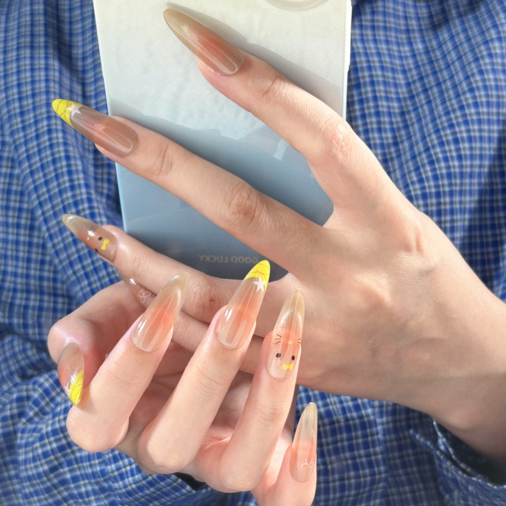 Ombre Glossy Press-On Nail Extensions 
Maetiva