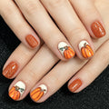Pumpkin-Themed Nail Art Set 
Maetiva