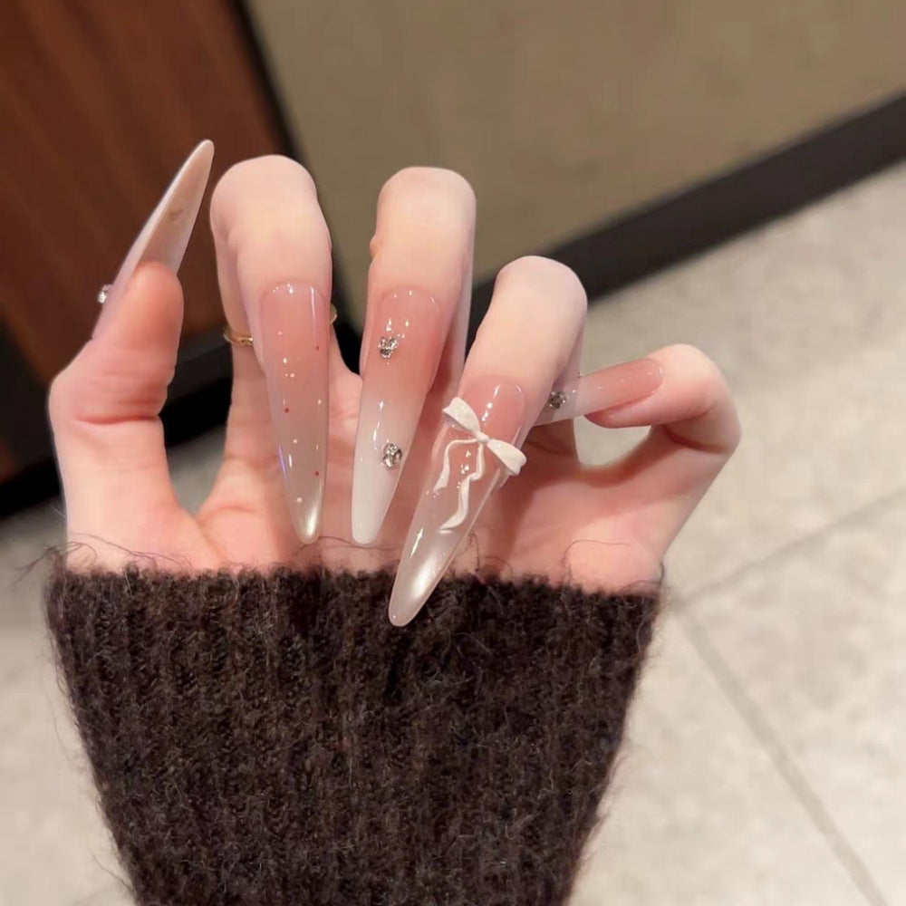 Ombre Glossy Press-On Nail Extensions 
Maetiva