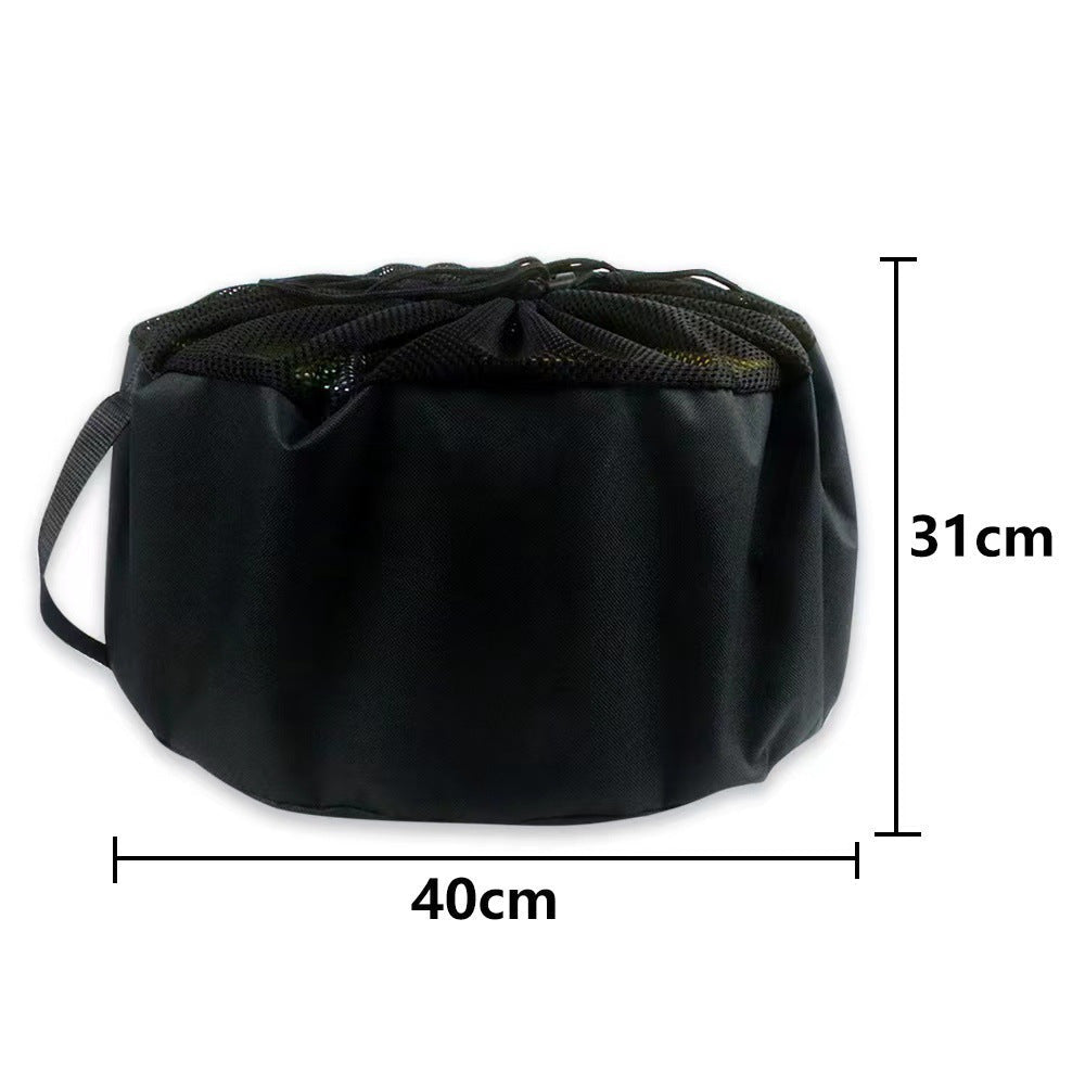 Multifunctional storage bag with mesh surface 
Maetiva