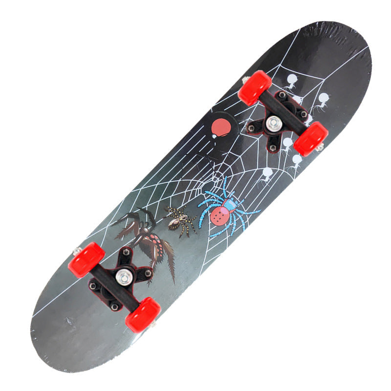 Stunt Skateboard with Anti-Slip Deck and Smooth Wheels