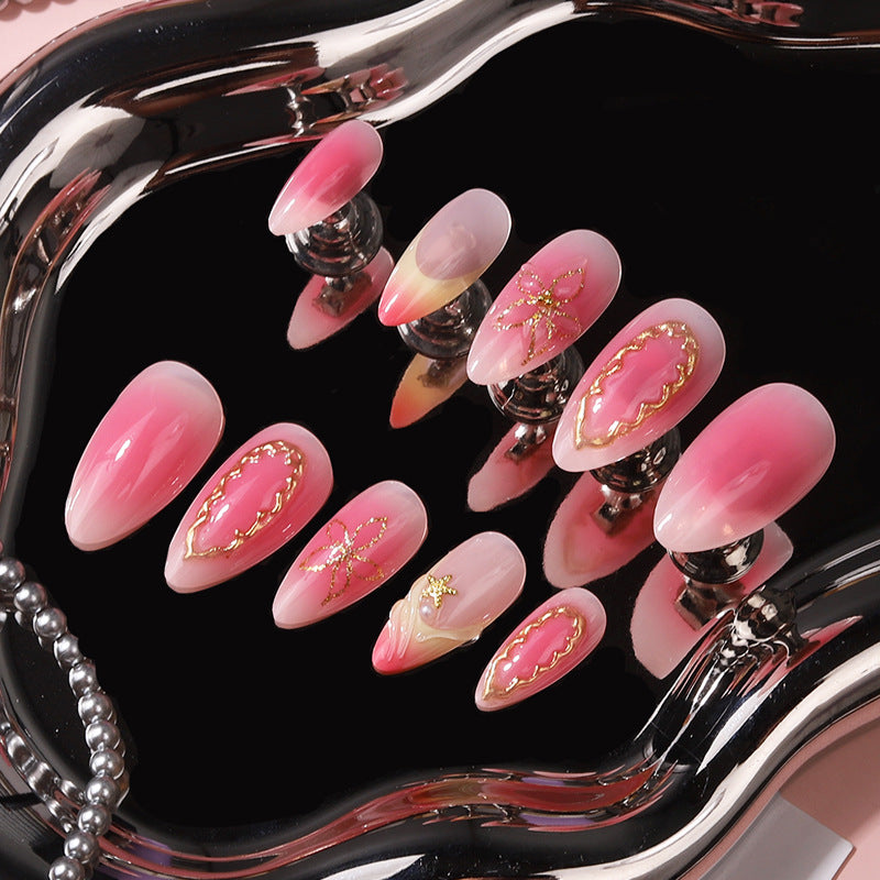 Elegant Abstract Press-On Nail Set 
Maetiva