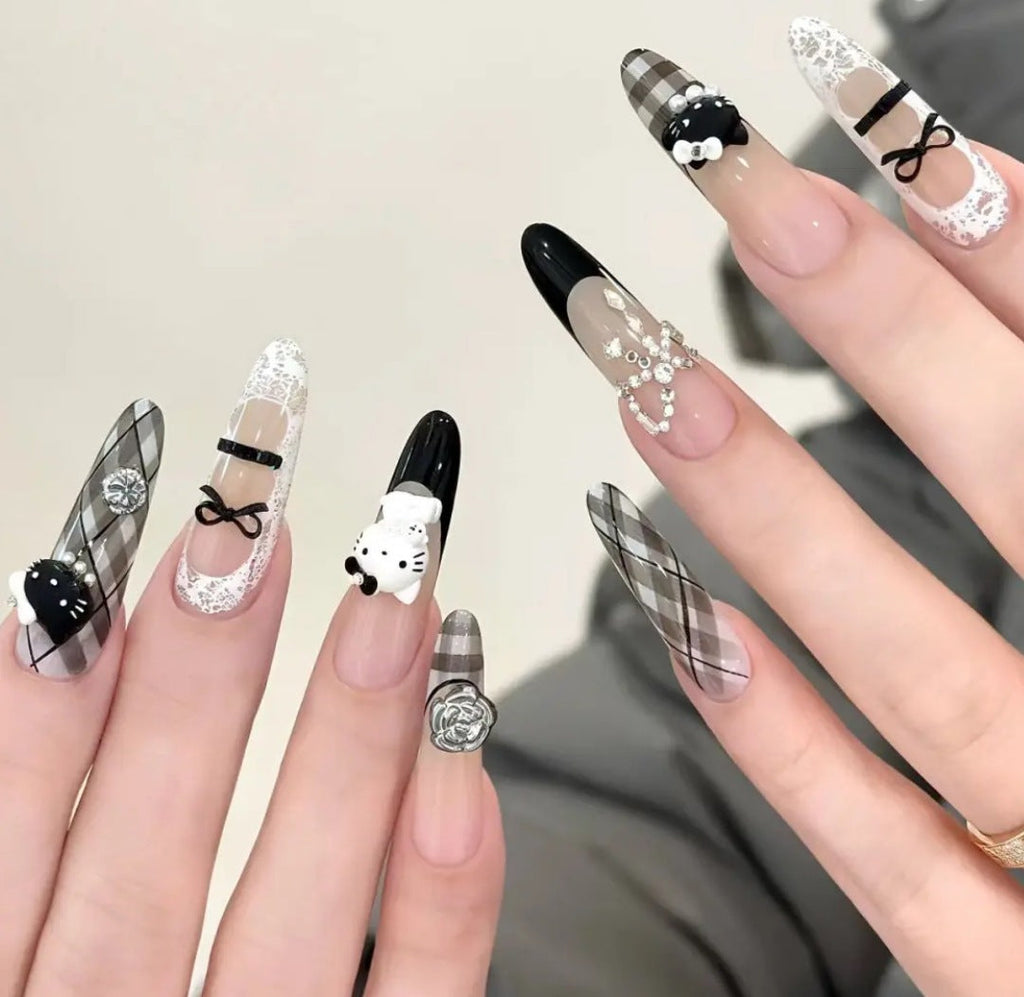 Ombre Glossy Press-On Nail Extensions 
Maetiva