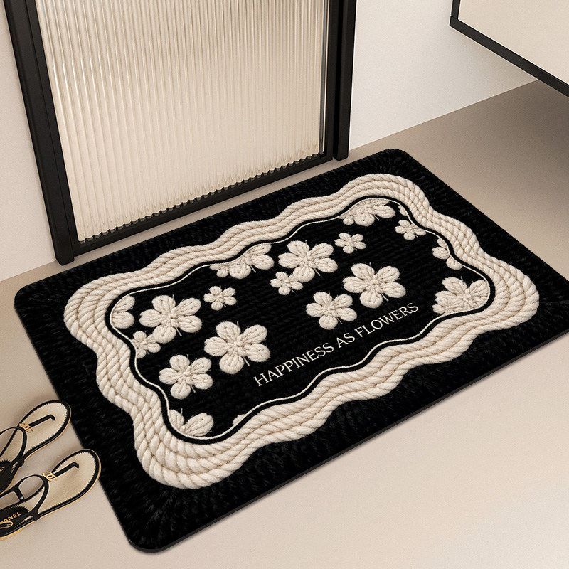 Decorative Butterfly-Themed Bath Mat 
Maetiva