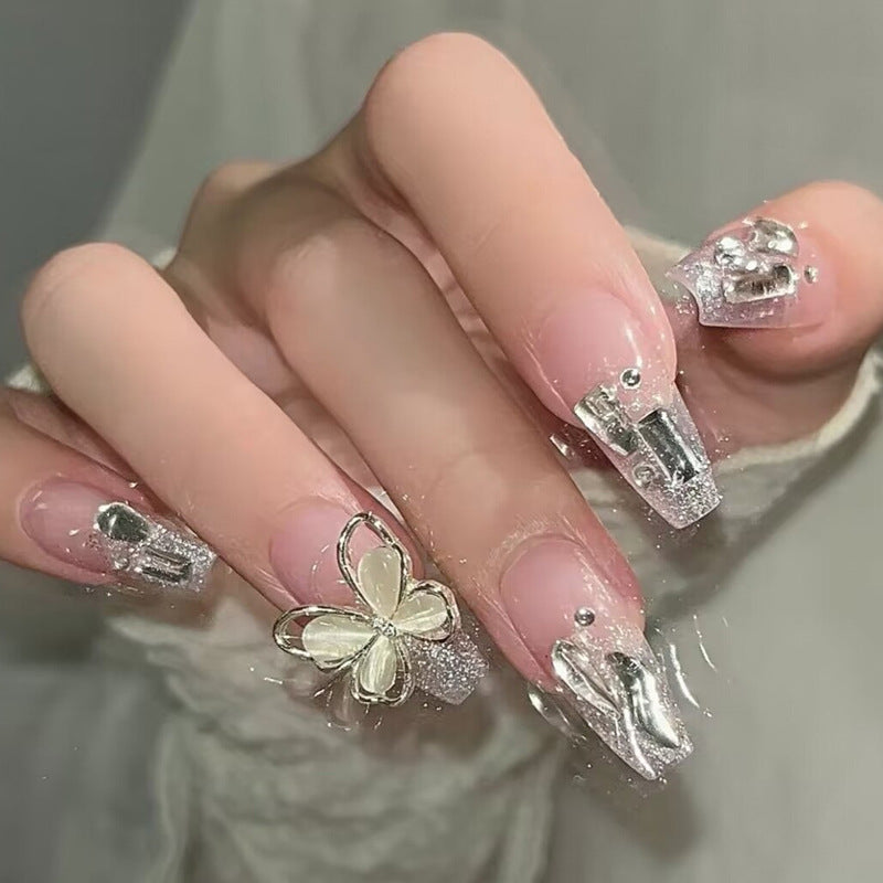 Ombre Glossy Press-On Nail Extensions 
Maetiva