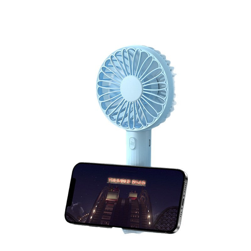 Portable table fan with USB charging and flexible adjustable tilt angle 
Maetiva