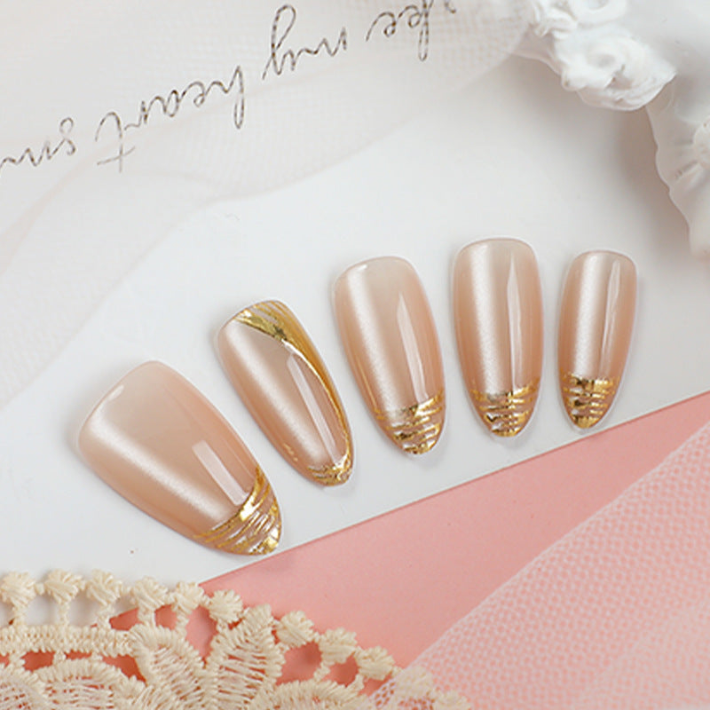 Stylish Decorative Press-On Nail Set 
Maetiva