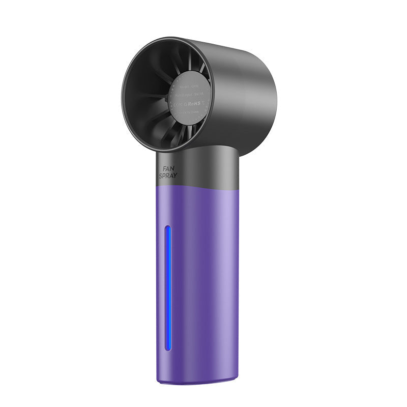 Portable Cooling Fan with Mist Spray Feature 
Maetiva