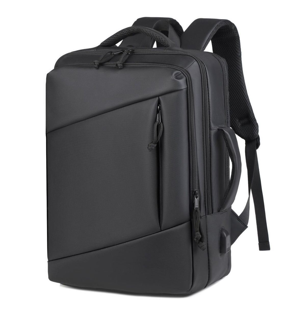 Functional travel backpack with separate laptop compartment and ergonomic design 
Maetiva