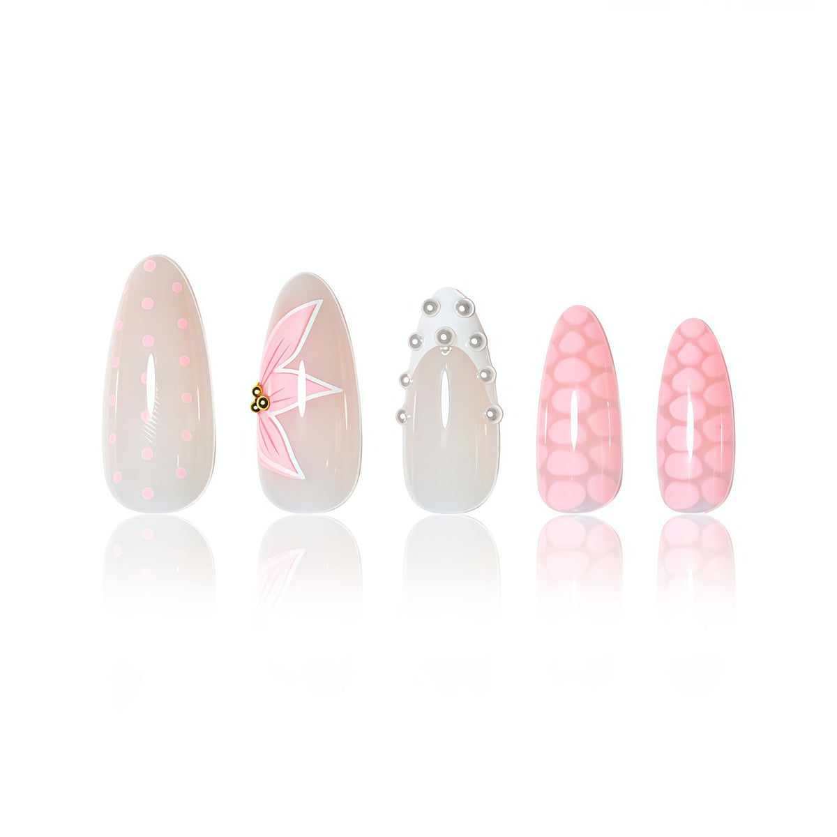 Floral Accent Nail Art Extensions 
Maetiva