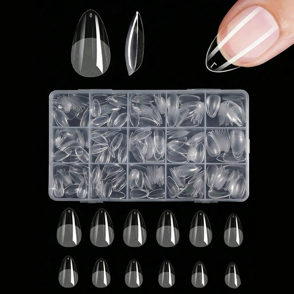 Premium Clear Press-On Nail Tips 
Maetiva