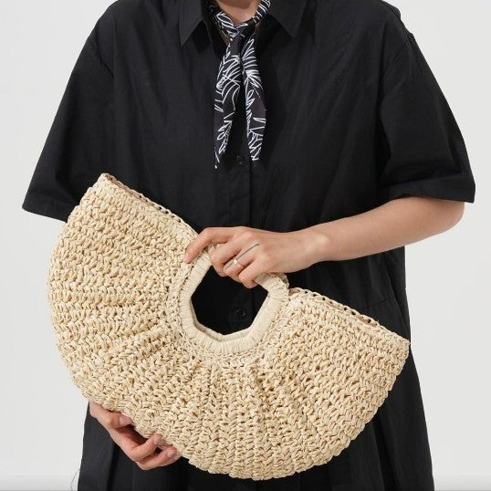 Designer Bast handbag with unique cut 
Maetiva