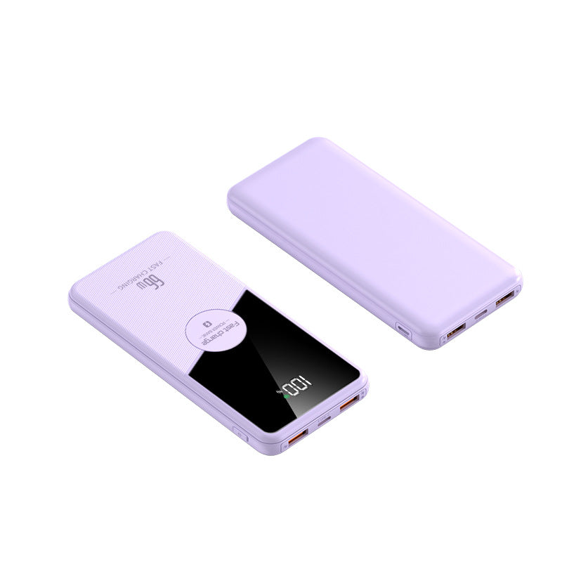 Powerbank with Integrated Digital Charging Display and Fast Charging Function 
Maetiva