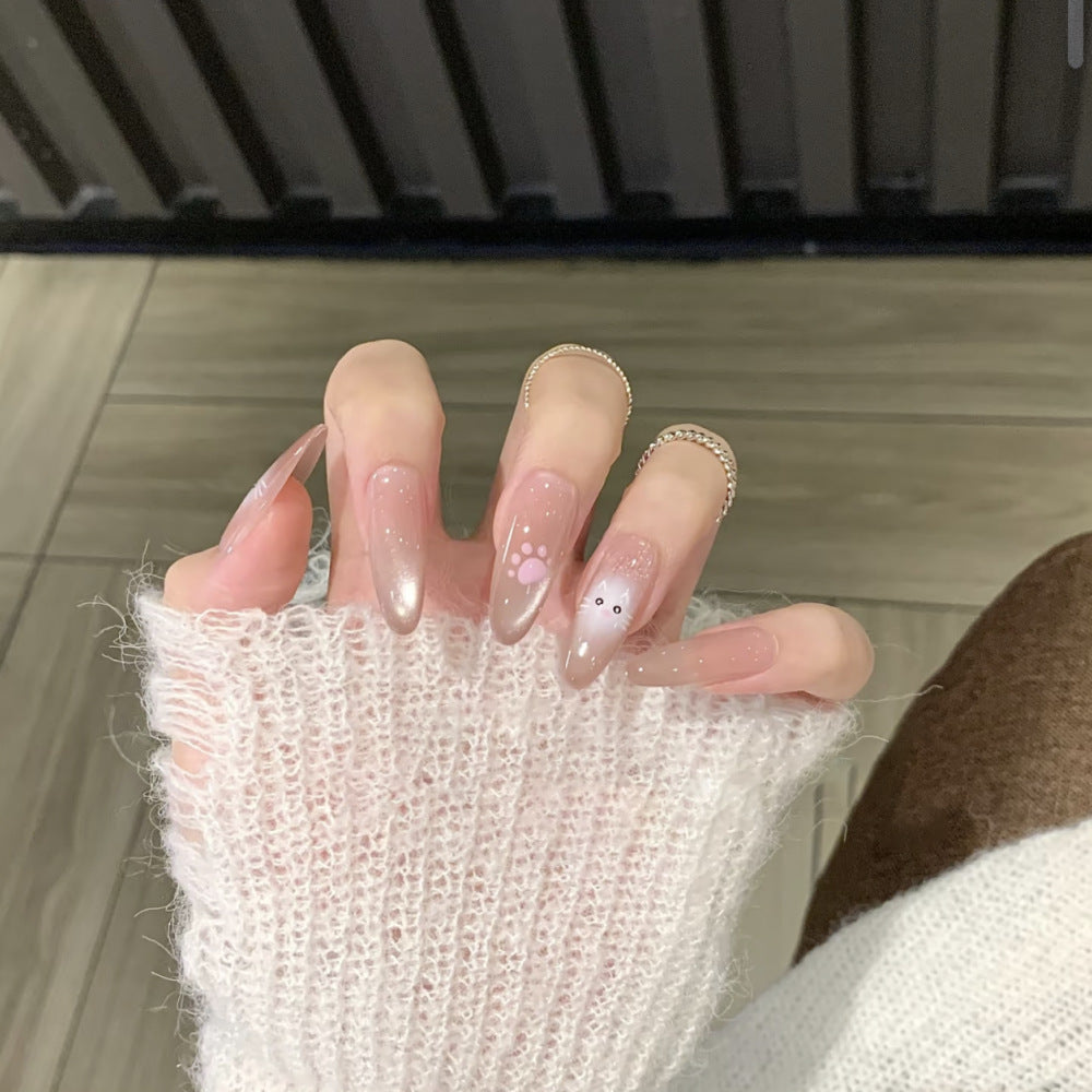 Ombre Glossy Press-On Nail Extensions 
Maetiva