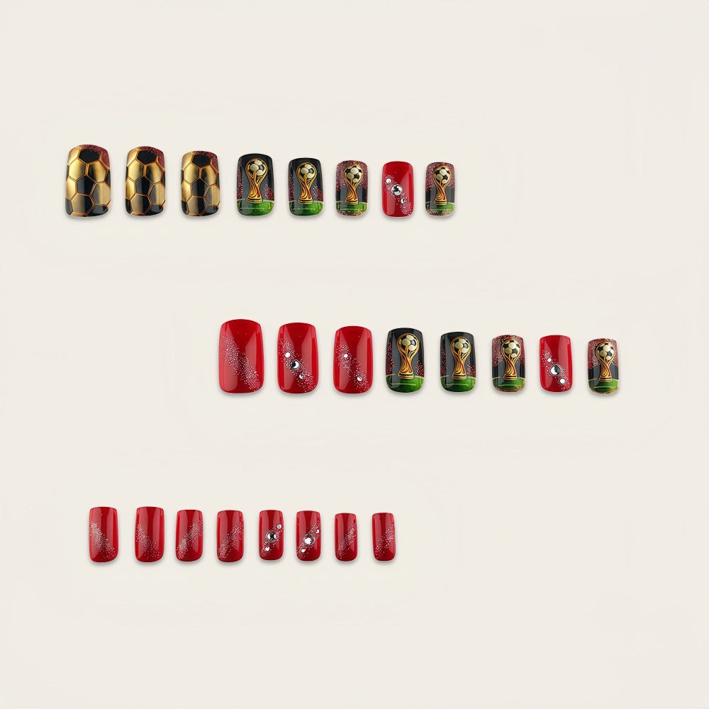 Creative Football Nail Art 
Maetiva