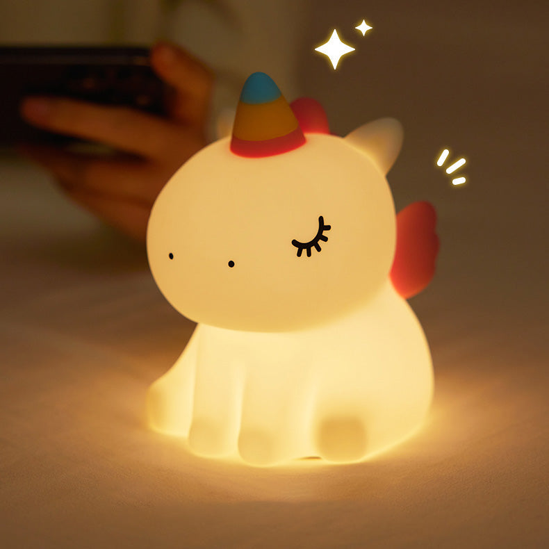 Maetiva® Unicorn Night Light LED Squishy Tap Lamp Best Gift for Baby and Girl