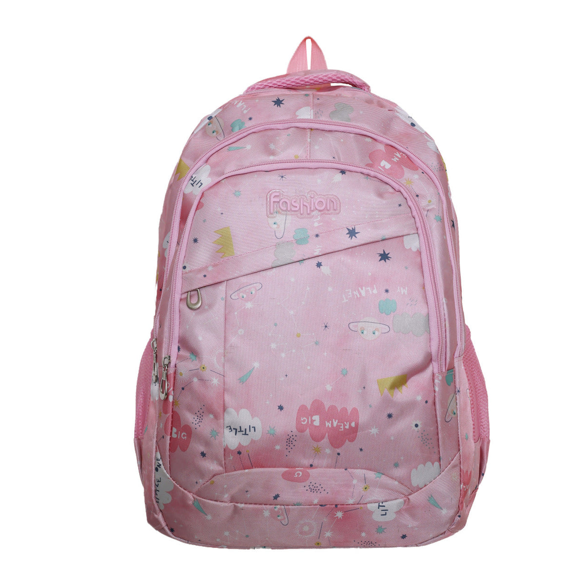 School backpack with creative space design and practical compartments 
Maetiva