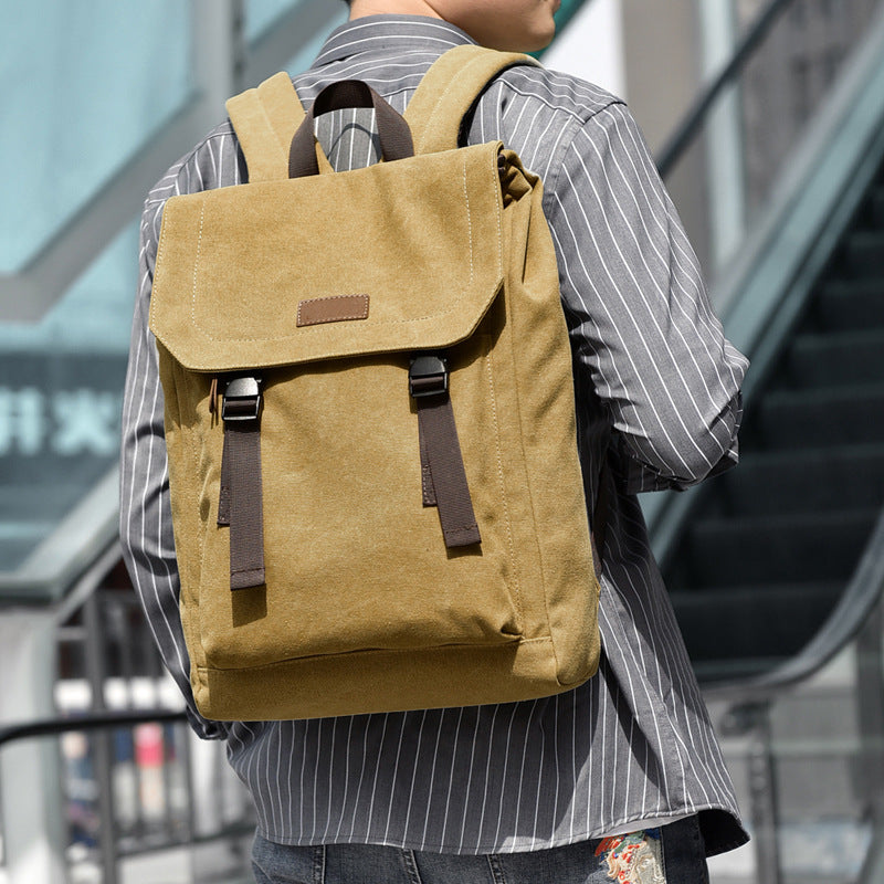 Vintage Canvas Laptop Backpack 
Maetiva
