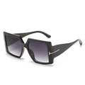 Oversized Geometric Shield Sunglasses 
Maetiva