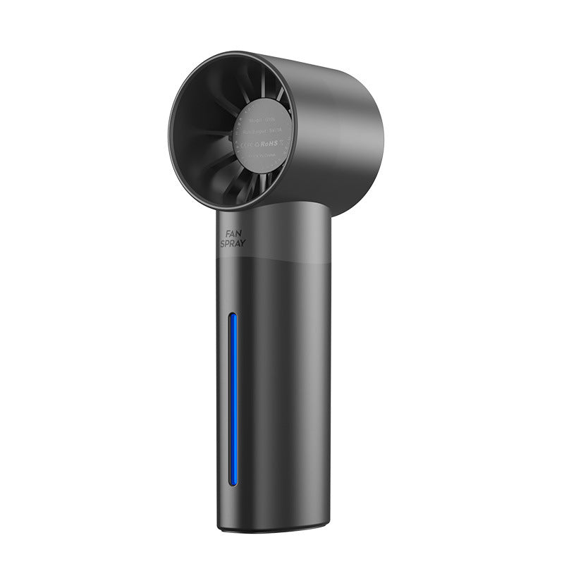 Portable Cooling Fan with Mist Spray Feature 
Maetiva