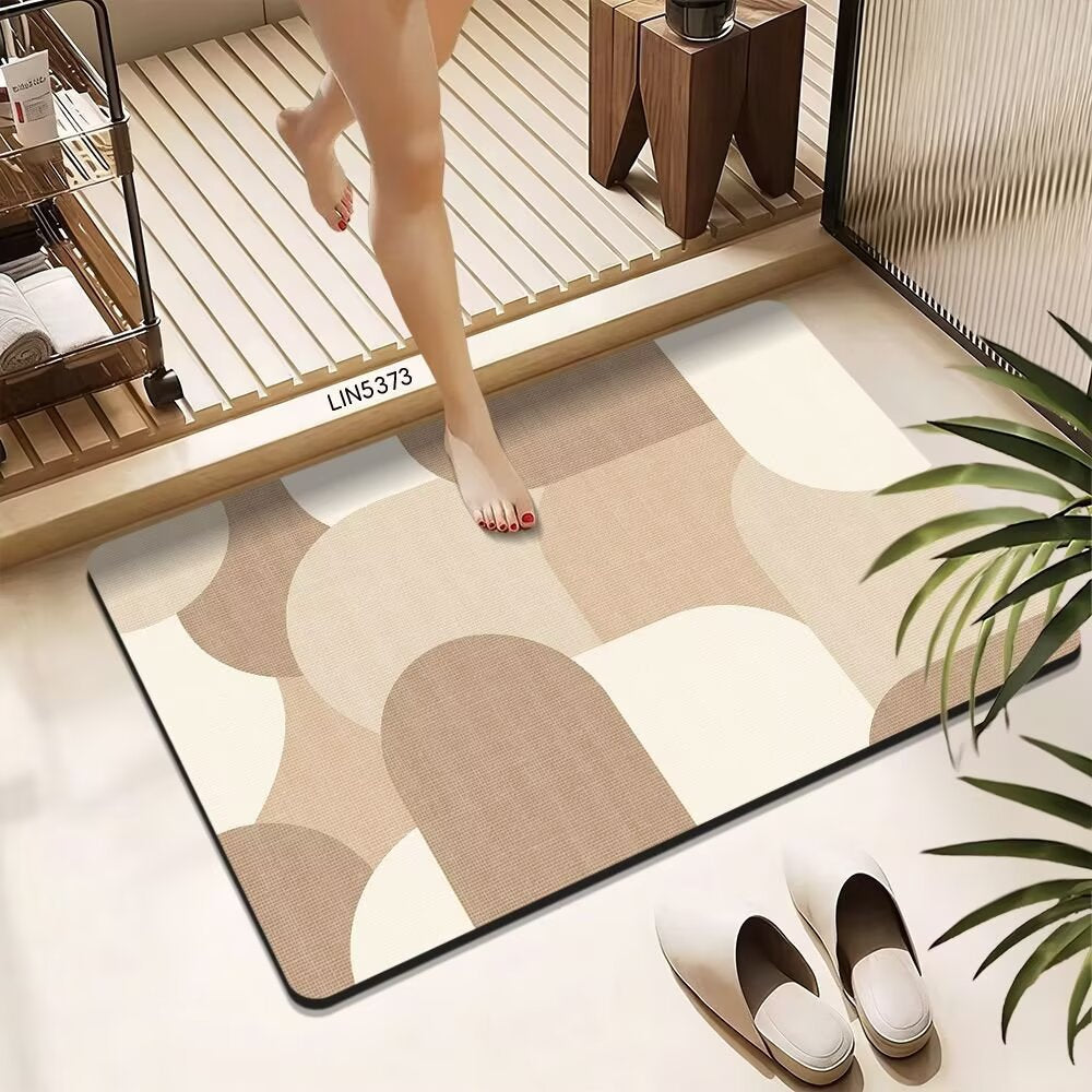 Abstract Geometric Bath Mat 
Maetiva