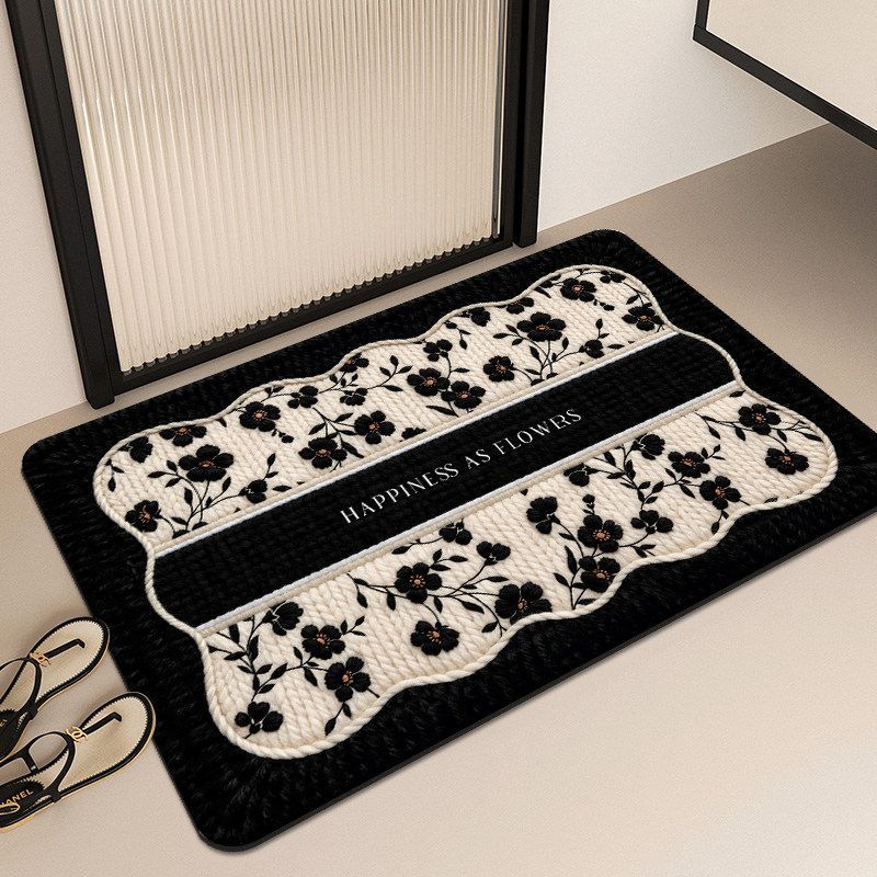 Decorative Butterfly-Themed Bath Mat 
Maetiva
