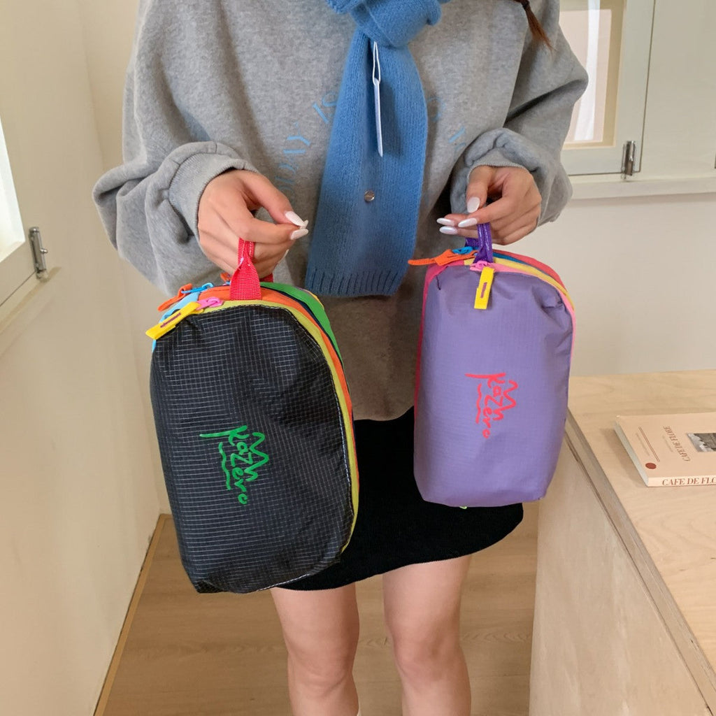 Multi-Zipper Cosmetic Bag 
Maetiva