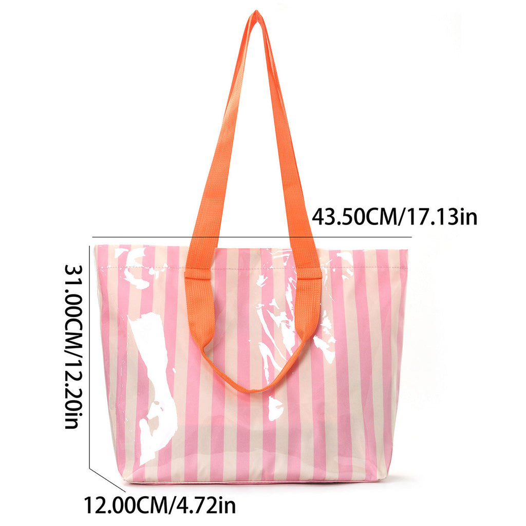 Beach shoulder bag with water-repellent material 
Maetiva