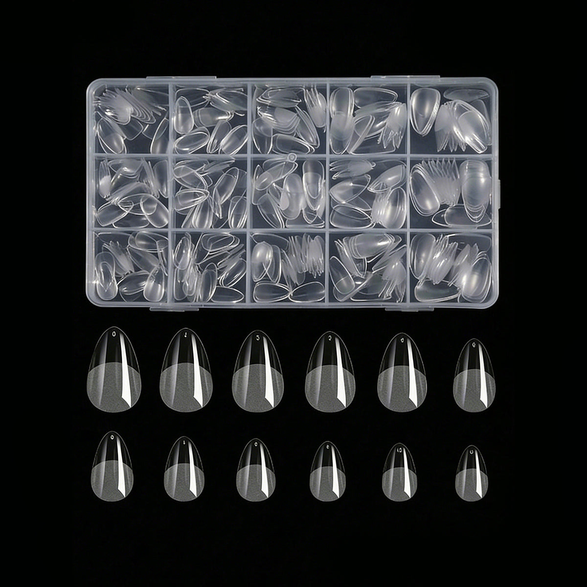 Premium Clear Press-On Nail Tips 
Maetiva