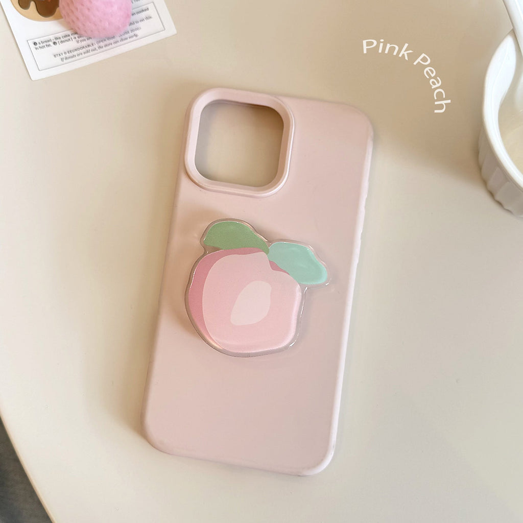 Original coaster in peach-shaped design 
Maetiva