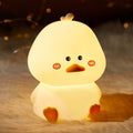 Maetiva® Squishy Silicone Shy Duck LED Night Light - Perfect Gift for Kids and Girls