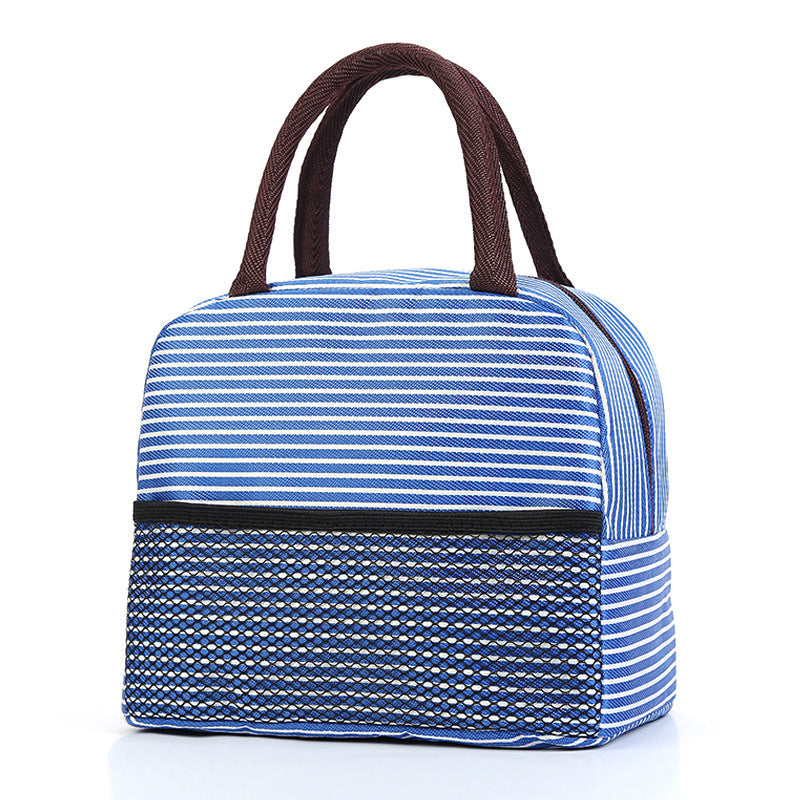 Insulated Lunch Bag with Stylish Stripes 
Maetiva