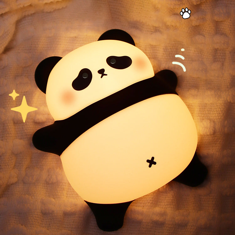 Maetiva® Lying Lazy Panda Night Light LED Tap Lamp Best Gift for Baby and Girl